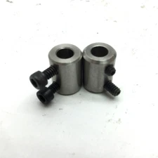 Lot of 2 Mini Motor Coupling Shaft Diameter 0.1865" Length 0.5" OD 0.3725"