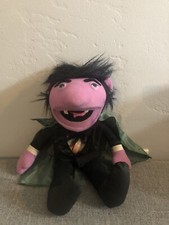 Vintage Sesame Street THE COUNT 14" Full Body Plush 1993 Applause