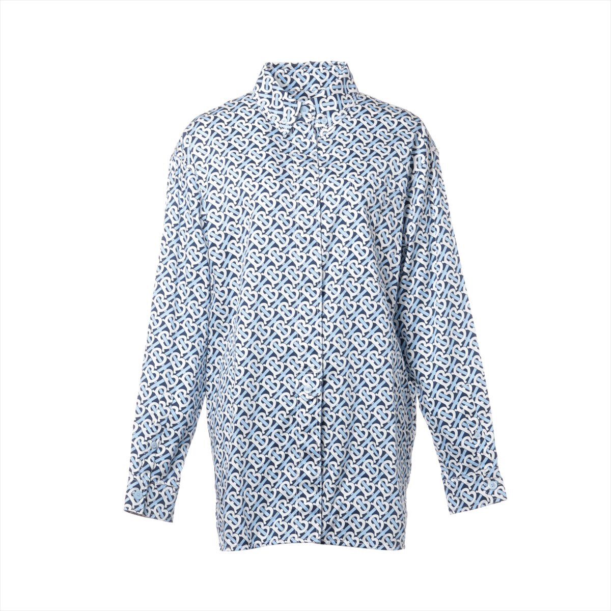 Burberry TB logo Tisci Period Cotton Shirt IT38 Ladies' Blue Burberry TB logo Tisci Period Cotton Shirt IT38 Ladies' Blue