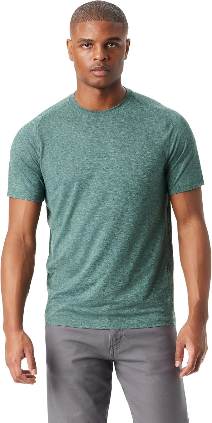 Быстросохнущая мужская футболка BASS OUTDOOR с коротким рукавом Lilly Pad Green XXL 5990₽