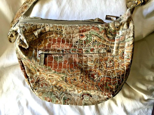 FANTASTIC Bags By PINKY. Faux MULTI Color ALLIGATO