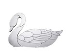 Laura Ashley Swan Mirror Silver Limited Edition (L 24” x W 16”) Very Rare!