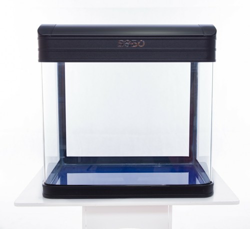 Aquarium Fish Tank ONLY - 90L Glass SMD LED Black White Pump Filter - Picture 13 of 28