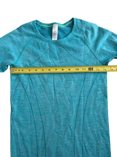 Ivivva Fly Tech Long Sleeve Top Teal Thumb holes Sporty Athleisure Size Large - Picture 6 of 6