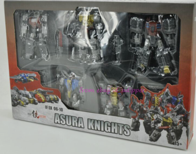 Perfect Iron Factory If Ex-06-10 Asura Knights Dinobot Set Mini