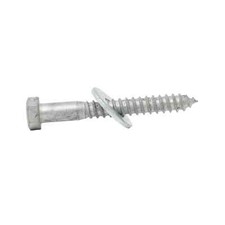 1/4" x 4-1/2" Hot Dipped Galvanized Lag Screws, Grade A, Quantity 50