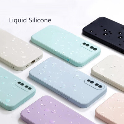 For Samsung Galaxy A24 A05 Liquid Silicone Soft Slim Case Screen Protector