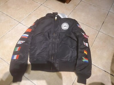 Alpha Industries B-15 Coalition Forces Flight Jacket SMALL FREE SHIPPING 