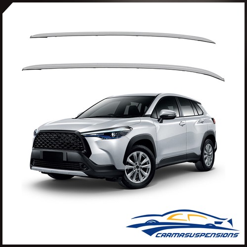 Roof Rack Side Rail Silver For 20222023 Toyota Corolla Cross Luggage
