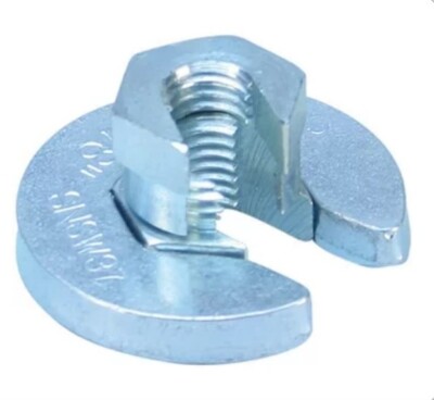 Quantity Of 20 ERICO NVENT/CADDY  SNSW50 1/2'' Rod Split Flange Nut Galvanized
