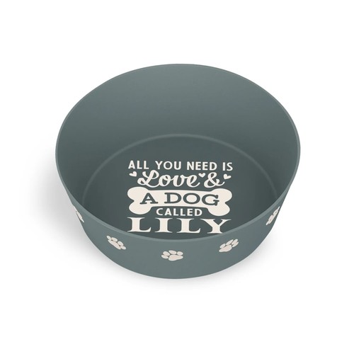 Personalised Dog Bowls Food Water Medium Pet Puppy Feeding Feeder Non Slip Base - Picture 116 of 198