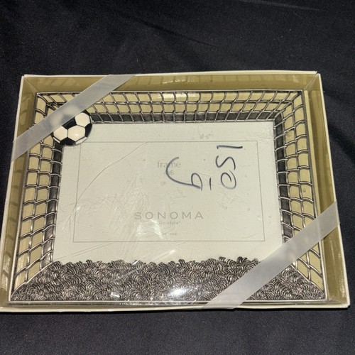 Sonoma Frame-metal With Enamel Soccer Ball On Corner - Picture 2 of 24