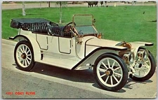 1911 Coey Flyer, Automotive Innovation and Elegant Design, Vintage Postcard