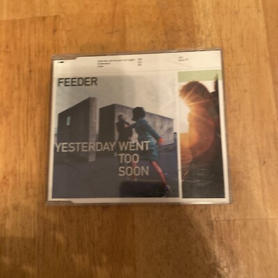 Feeder Yesterday Went Too Soon UK Import 3 Track CD 1999 Echo Label Ltd. Issue