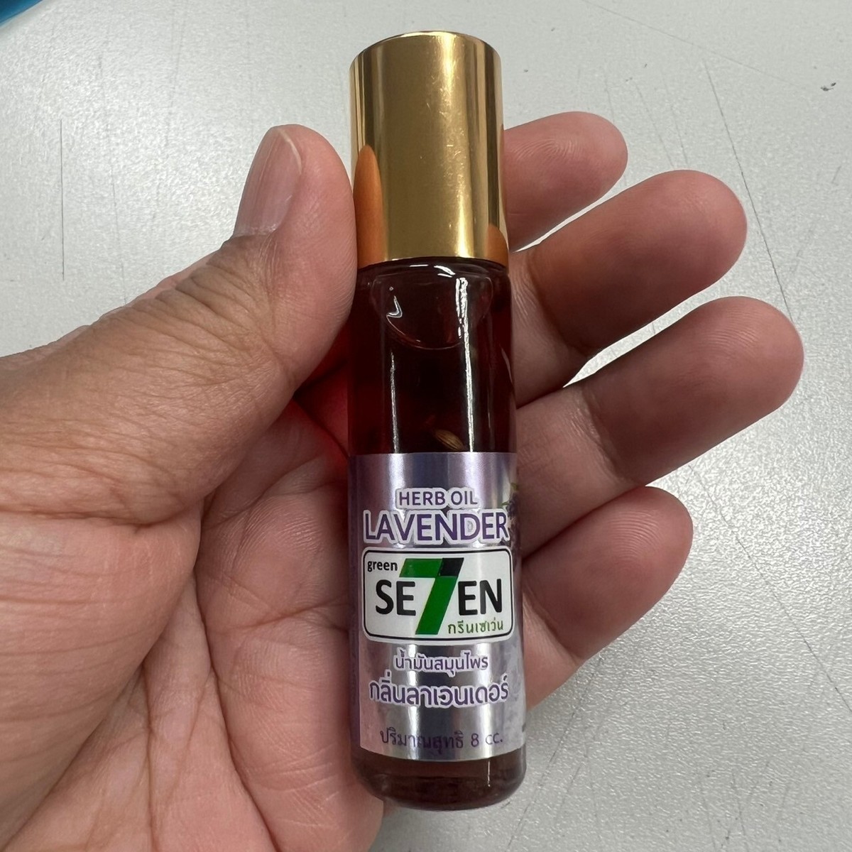 Rose Lavender Herbal Oil Massage Muscle Relax Relief Inhale Thai