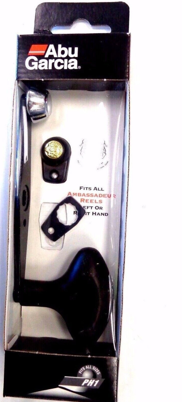 Abu Garcia Power Reel Handle PH1-BLK 091026  BLACK - 5000 6000 6500 Ambassadeur