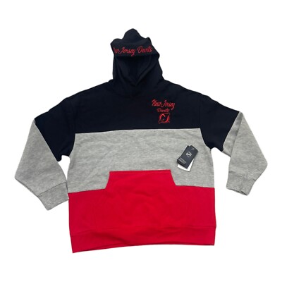 4Her by Carl Banks Gray/Red New Jersey Devils Gridiron Pullover Large  Women’s - Main Image