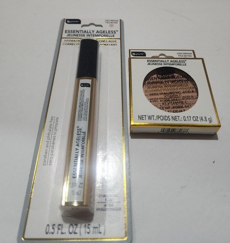2ct B Pure Essentially Ageless Hydrating Serum Concealer, And Powder PALE MOYEN - Picture 2 of 5