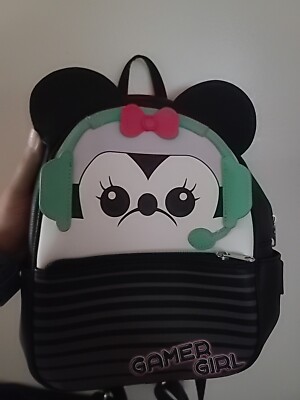 gamer minnie mouse mini backpack Loungefly Funko POP Disney Minnie Mouse Gamer Girl Mini Backpack Exclusive  VG