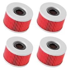 4 Individually Boxed Oil Filters for 09-25 Honda Pioneer 700 700-4 / Big Red 700