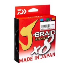 Daiwa J-braid Grand X8 Multi-colour Line 550 Yards Choose Line Weight