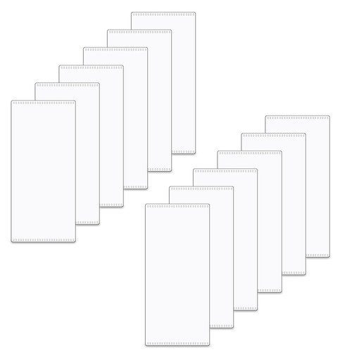 2 Set A6 Cash Envelopes 6-Tab Zipperless Frosted PP No-Hole 12 Sheets Pockets - Picture 7 of 18