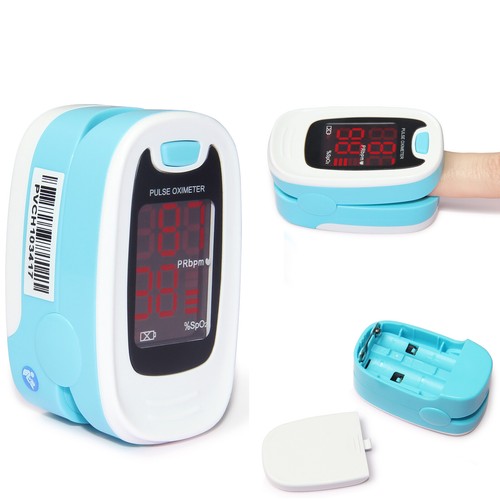 Finger Tip Pulse Oximeter SpO2 Heart Rate monitor blood oxygen Meter Sensor LED - Picture 2 of 12