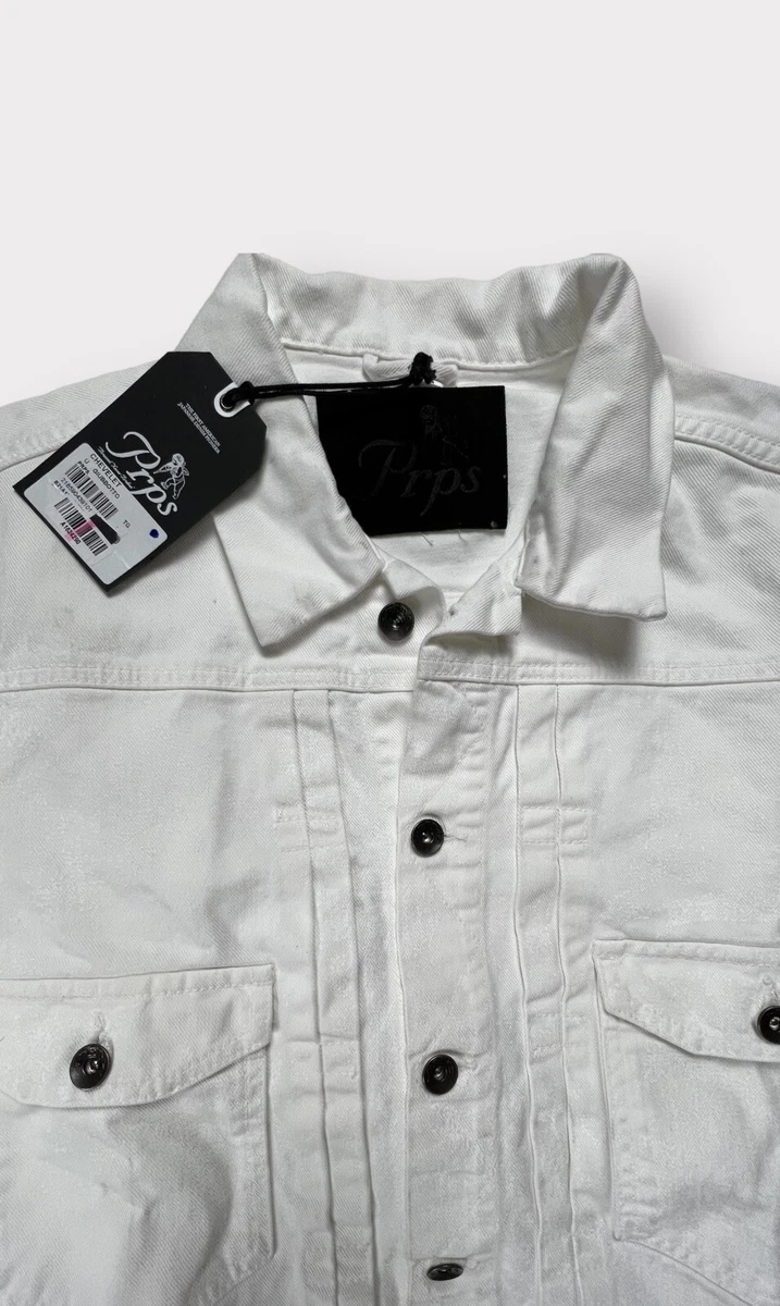 Off white denim jacket sizing top