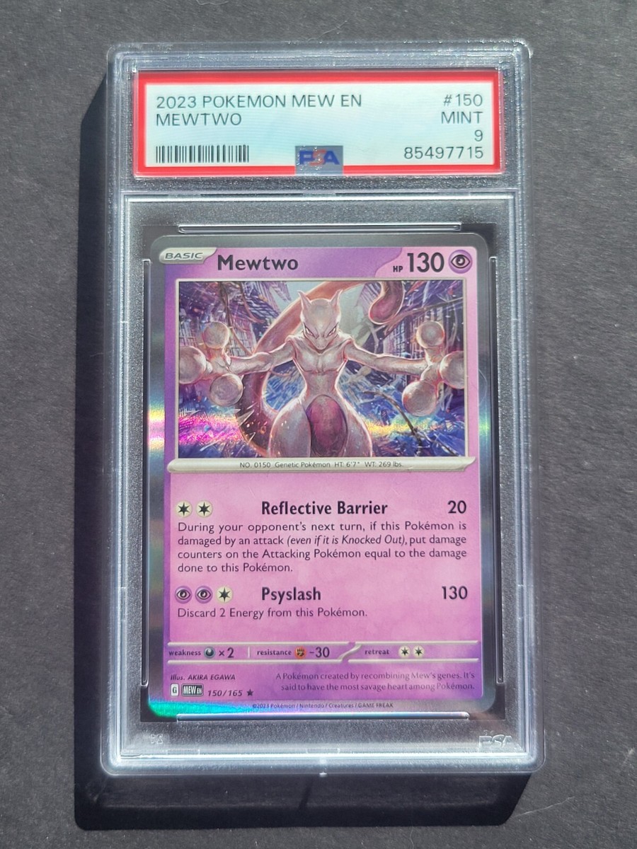 PSA 9 MEWTWO 150/165 - SCARLET & VIOLET 151 MEW EN HOLO RARE