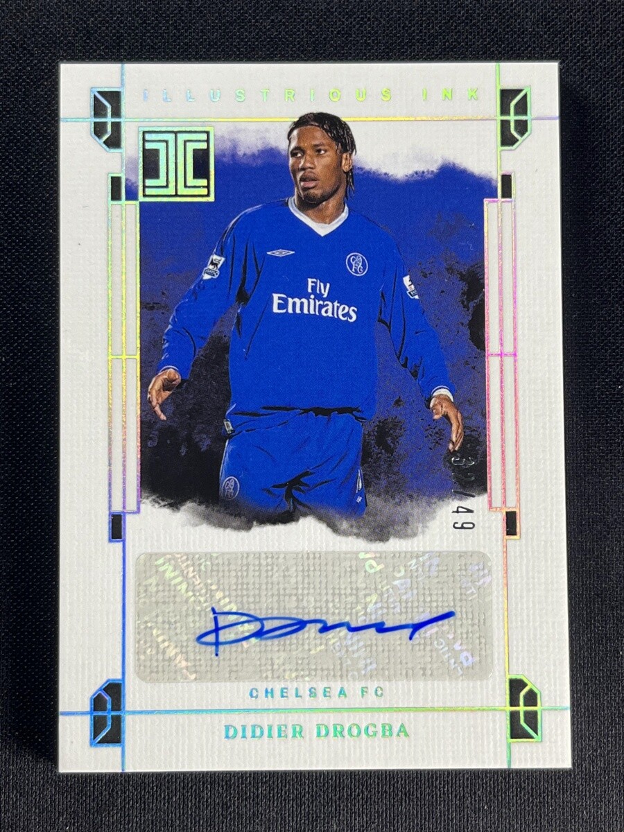 2023-24 Impeccable Premier League Didier Drogba #IN-DD Illustrious Ink Auto /49