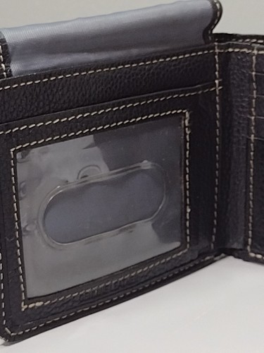 Timberland Hombres Wellington Marrón Cuero Genuino Doble Cartera 3.5" x 4.5" - Imagen 5 de 20
