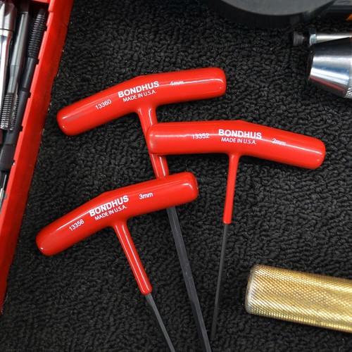 Starrett 13389 T-Handle Key Set MetricRed - Picture 5 of 5