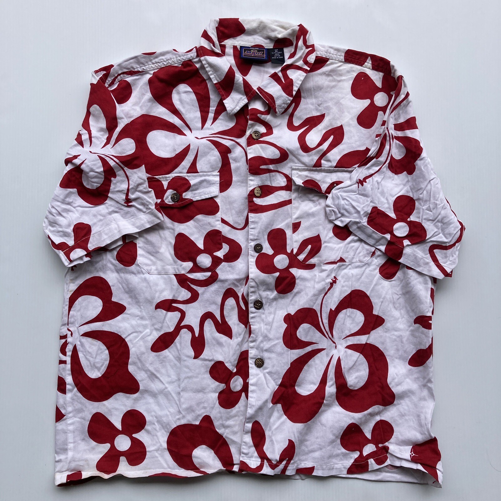 Vintage Maui And Sons Hawaiian Button Up Shirt Lo… - image 1