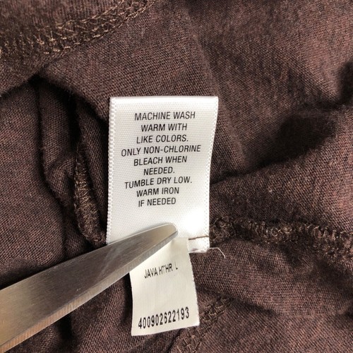 Vintage So Wear It Top Juniors L Brown Crew Bella Swan Y2K Long Sleeve Pullover - Picture 5 of 12