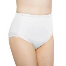 NWT Exquisite Form 2-Pairs Control Top Shaping Brief Panties 51070261A White