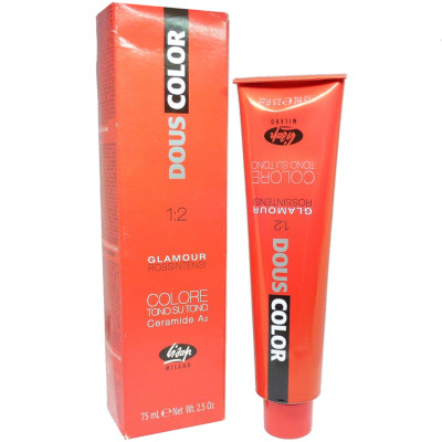 Lisap Dous Color Glamour Rossintensi Tone on Tone Haar Farbe Tönung 75ml