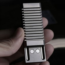 EDC Titanium Alloy Washboard Haptic Slider Fidget Slider Metal Fidget Toys