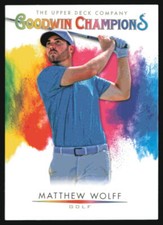 2021 Upper Deck Goodwin Champions #107 Splash of Color Matthew Wolff