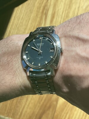 Seiko Vintage Watch Automatic Original Bracelet 1972 cushion