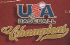 2013 USA Champions Baseball GAME GEAR USA GAME JERSEY & GAME BAT