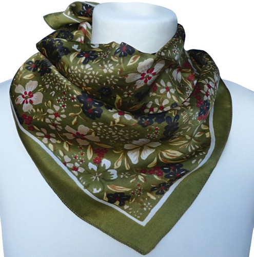 PB-SOAR Damen Seidentuch 100% Seide 52x52cm - Elegantes Halstuch Für Hochzeit, Party & Besondere Anlässe