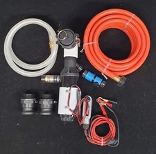 Marine Blackwater Bazooka pumpout/flush at home into your own sewer system