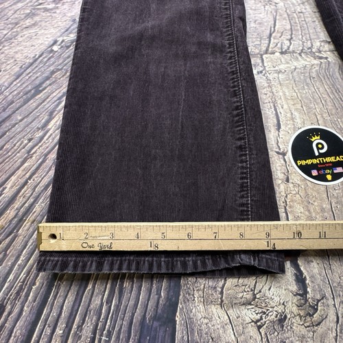 GAP Pants Men 36x34 Brown Corduroy 5 Pocket Straight Leg Y2K jeans trousers - Picture 15 of 15