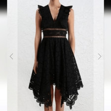 Zimmermann DIVINITY WHEEL" BRODERIE-ANGLAISE DRESS eyelet size 0 ( 4 ) S