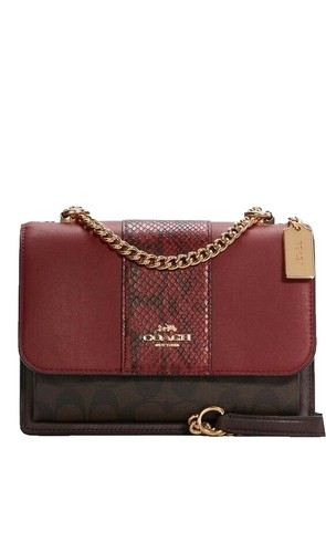 Coach Gold Glitter Lurex Canvas Small Kisslock Coin Case | eBay