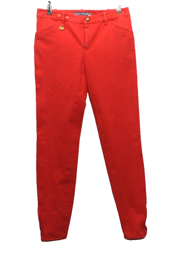 BEAUTIFUL RALPH LAUREN LIGHT WEIGHT TROUSERS SLIM US 8UK LENGTH 28''  WAIST RED