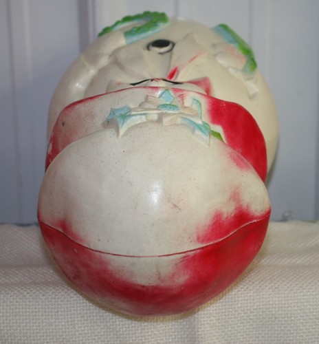 Mrs. Jolly George 13” Christmas Snowman Blow Mold Union Products Vtg 70s RARE * - Picture 11 of 12