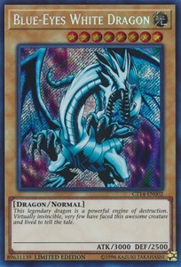 Blue-Eyes White Dragon - CT14-EN002 - Secret Rare - Limited Edition x1 - Near Mi