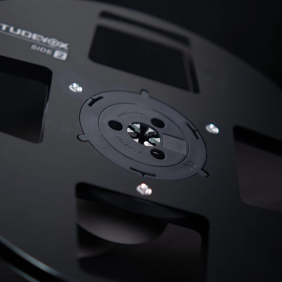 1 par de adaptadores de concentrador NAB universales verdes STUDEVOX para grabadoras de cinta de carrete a carrete Foto 3 de 4