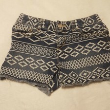 Old Navy Girls Designed Jean Shorts Size 10 With Adjustable Waist